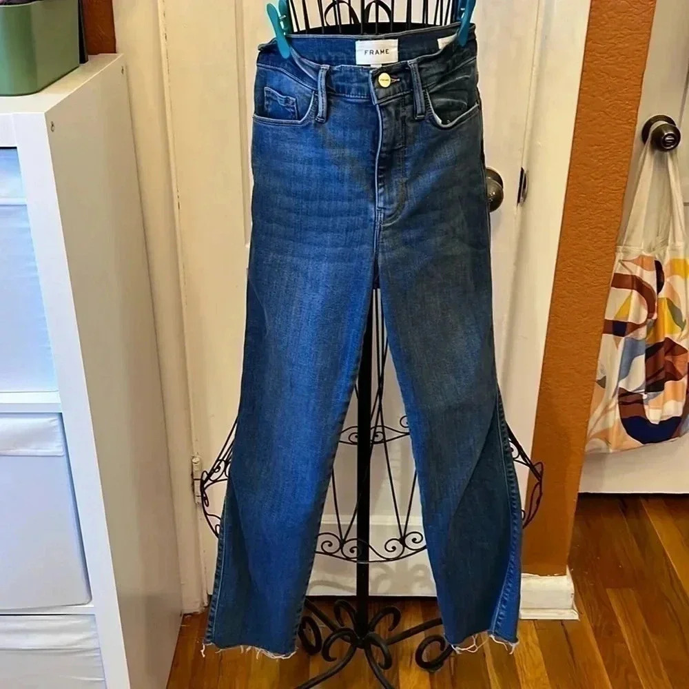 Frame Le Sylvie Slender Straight-Sz 25